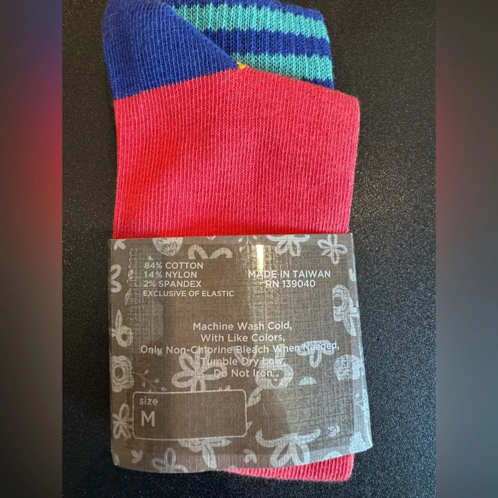 Matilda Jane Blue and White Polka Dot Socks - Picture 3 of 3